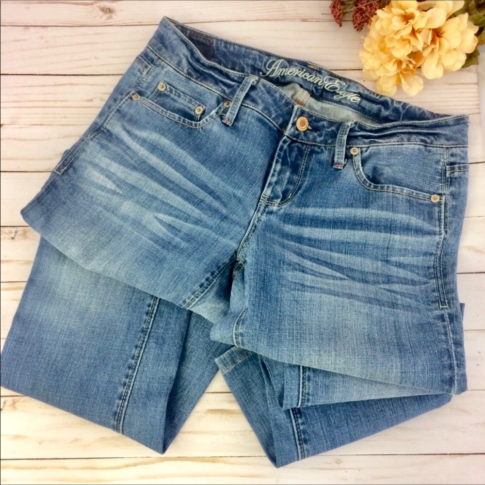 American Eagle True Boot Blue Denim Jeans